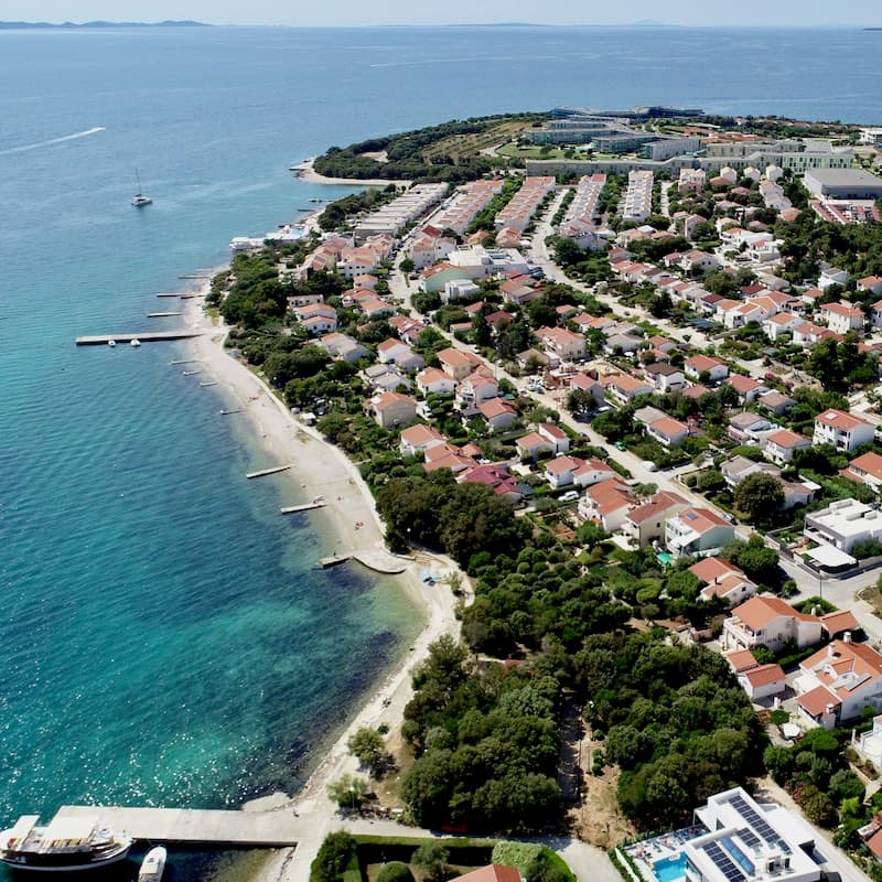 Aerial view of Petrčane